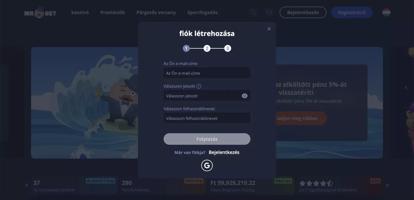 mrbet-regisztracio